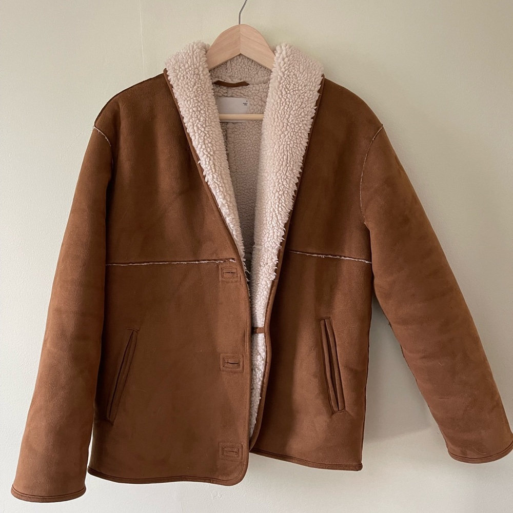 Sherpa & Suede Jacket